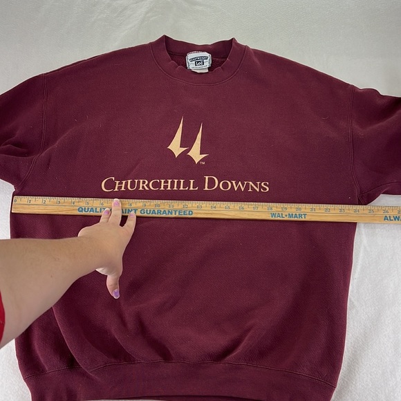 Vintage Lee Long Sleeve Sweatshirt Churchill Downs Mens Size XL - Picture 6 of 7